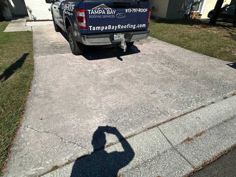 completed roofing project in Tampa FL