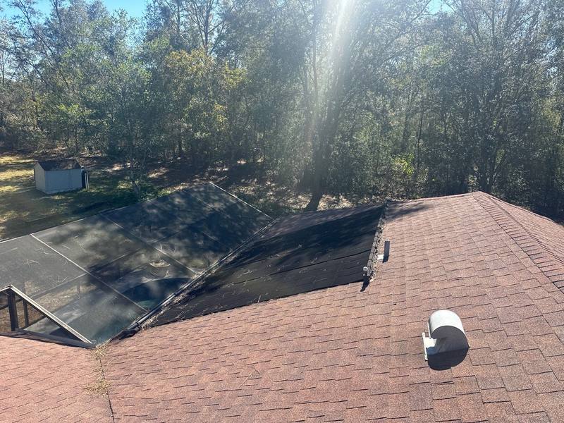 completed roofing project in Brooksville FL