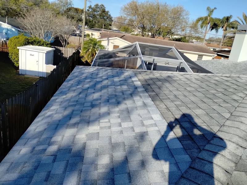 residential roof replacement by Hloska Roofing in Kenneth City