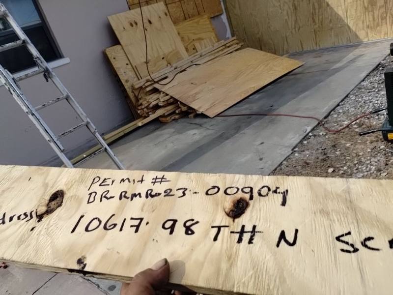 roofing project near 98th Terrace in Seminole