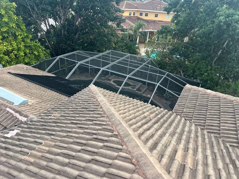completed roofing project in Tierra Verde FL