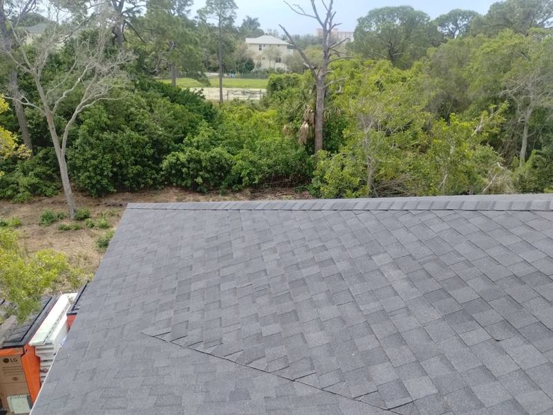 roofing project near 141st St in Seminole