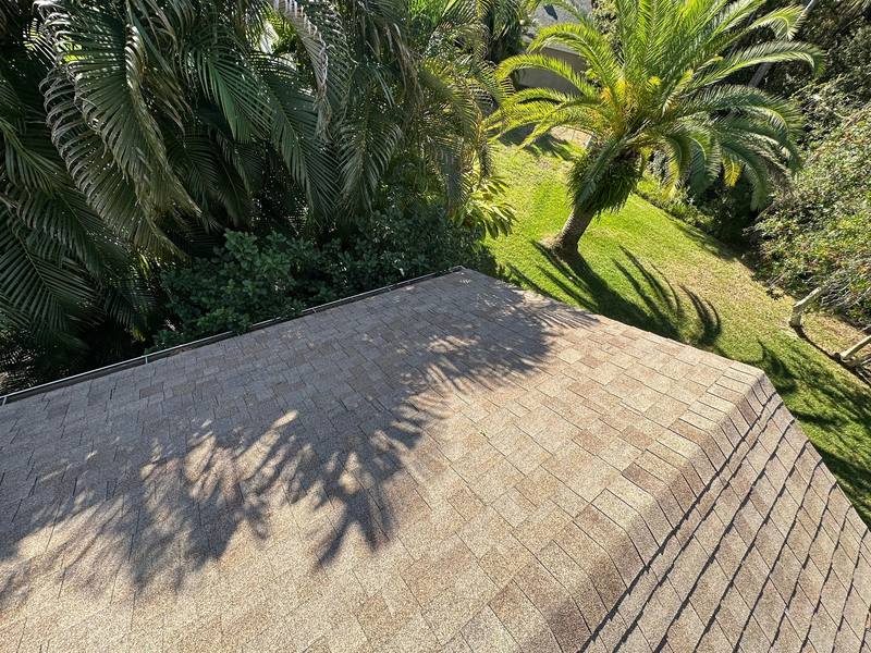 completed roofing project in Palm Harbor FL