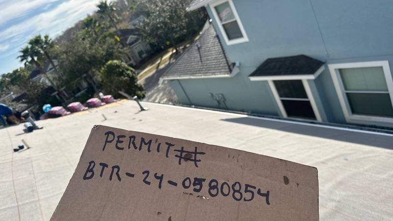 completed roofing project in Tampa FL
