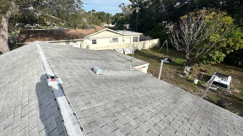 residential roof replacement by Hloska Roofing in Clearwater