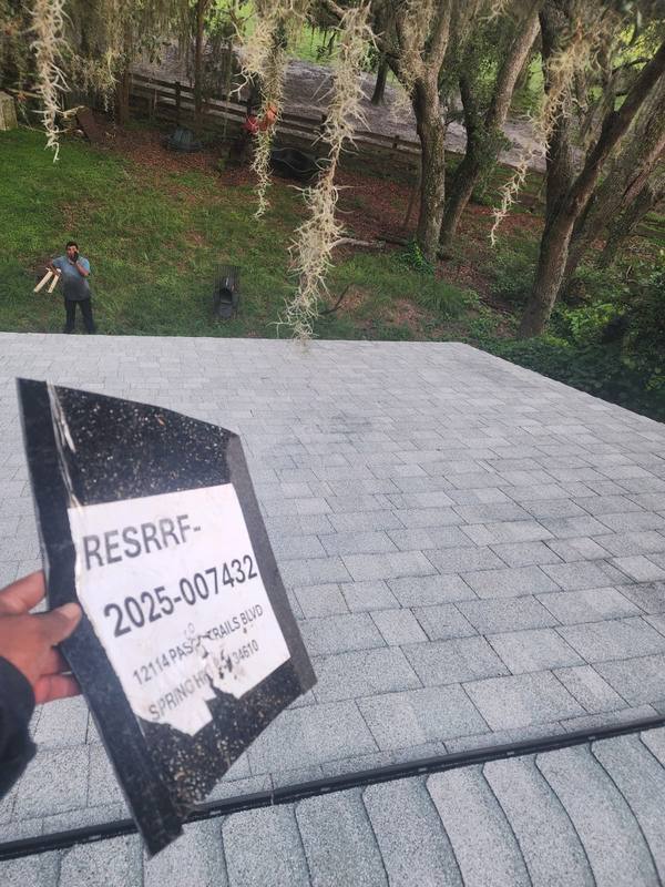 completed roofing project in Spring Hill FL