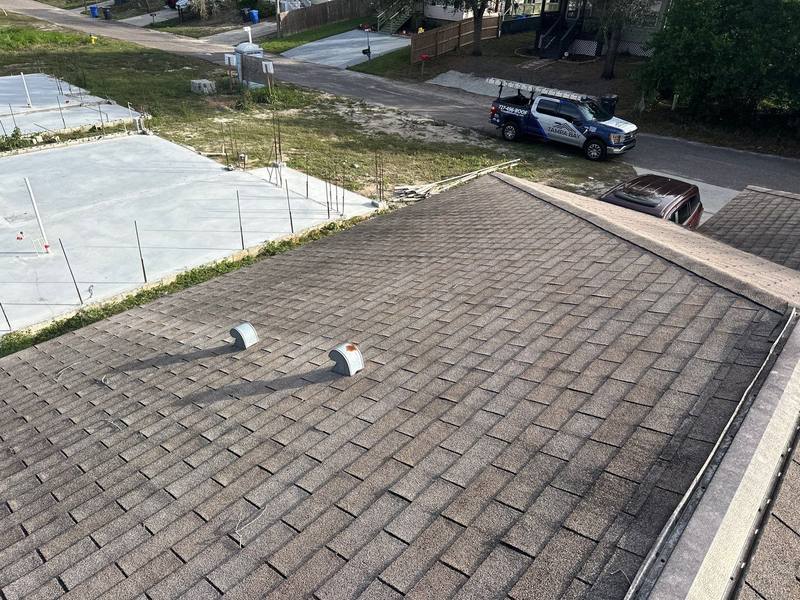 completed roofing project in Tampa FL