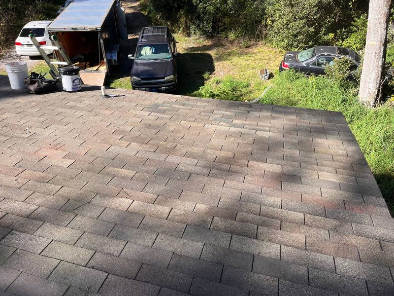 completed roofing project in Masaryktown FL