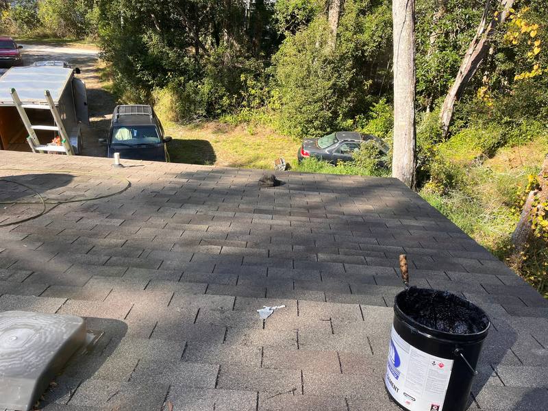 completed roofing project in Masaryktown FL
