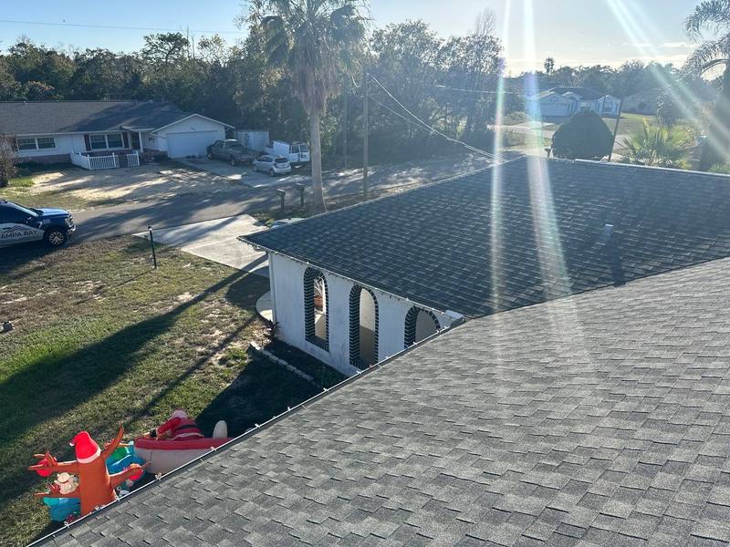 completed roofing project in Spring Hill FL