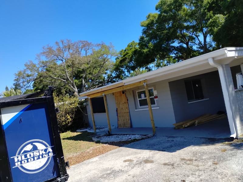 completed roofing project in Largo FL