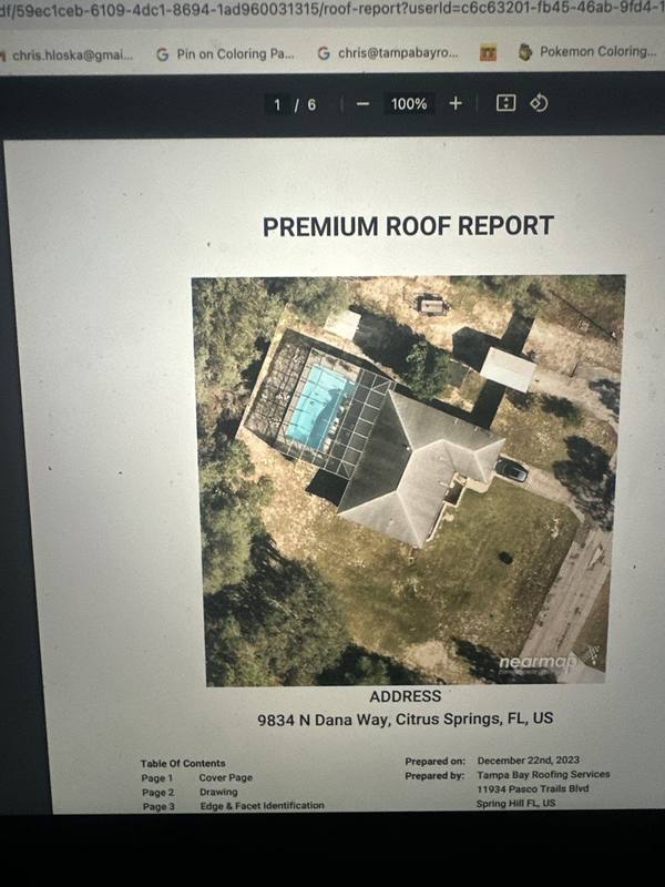 completed roofing project in Citrus Springs FL