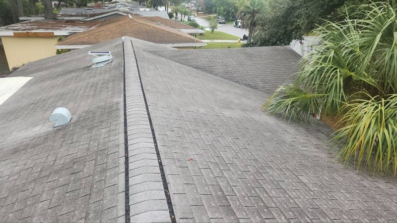 completed roofing project in Clearwater FL