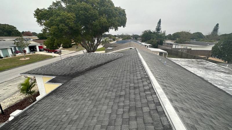 residential roof replacement by Hloska Roofing in Port Richey