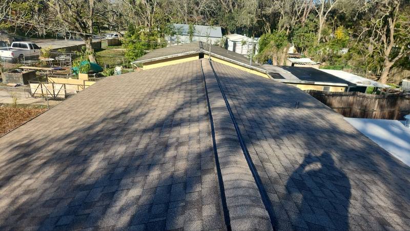 completed roofing project in New Port Richey FL