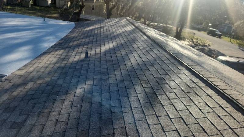 residential roof replacement by Hloska Roofing in New Port Richey