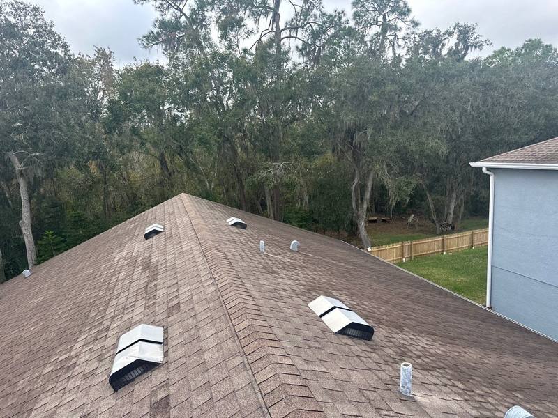 completed roofing project in Riverview FL