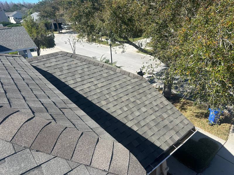 residential roof replacement by Hloska Roofing in Lutz