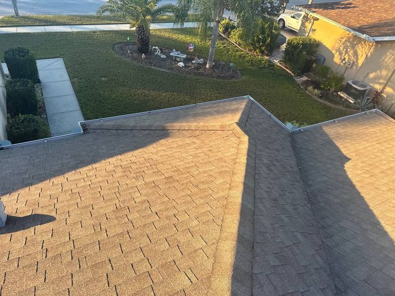 completed roofing project in Hudson FL