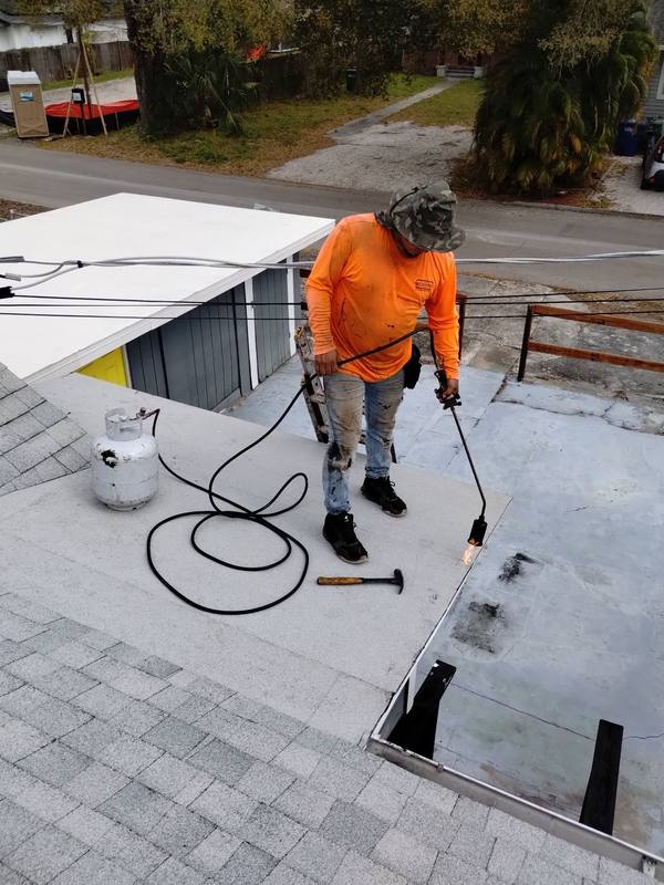 residential roof replacement by Hloska Roofing in Tampa