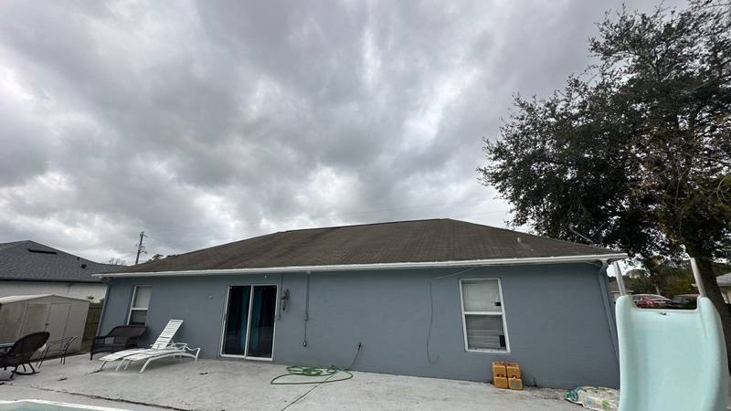 residential roof replacement by Hloska Roofing in Spring Hill