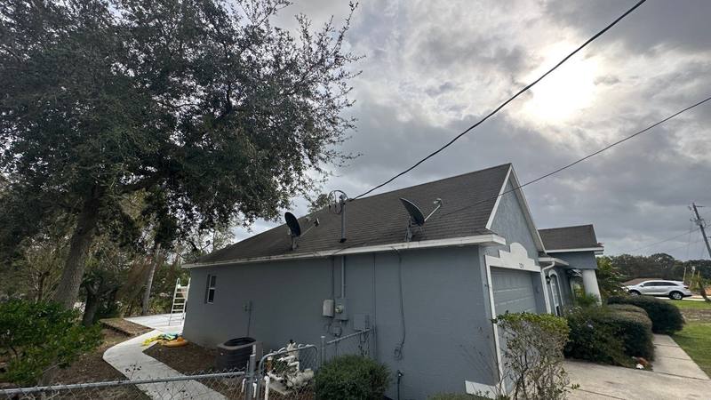 roofing project near Clearwater Dr in Spring Hill