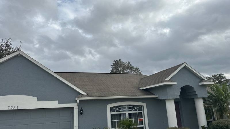 residential roof replacement by Hloska Roofing in Spring Hill