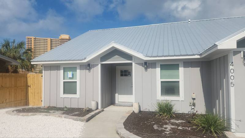 completed roofing project in Panama City Beach FL