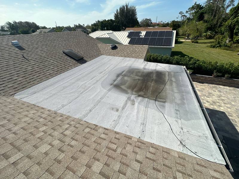completed roofing project in Fort Myers FL