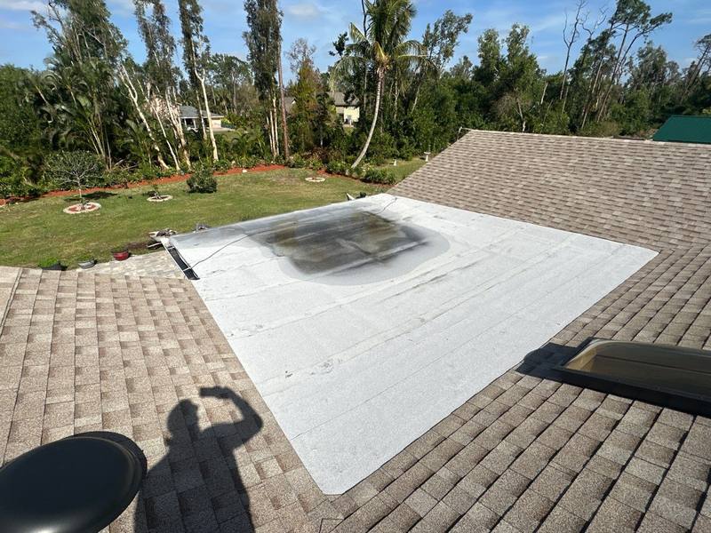 completed roofing project in Fort Myers FL