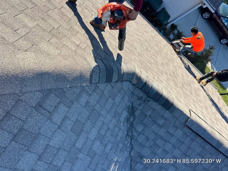 roofing project near N Shoreview Dr. in Panama City
