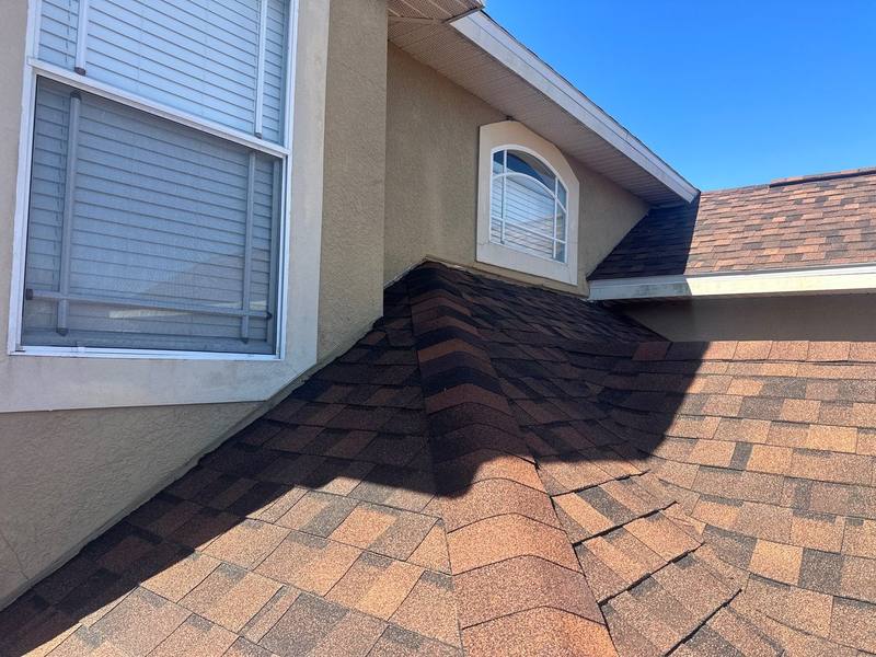 residential roof replacement by Hloska Roofing in Wesley Chapel