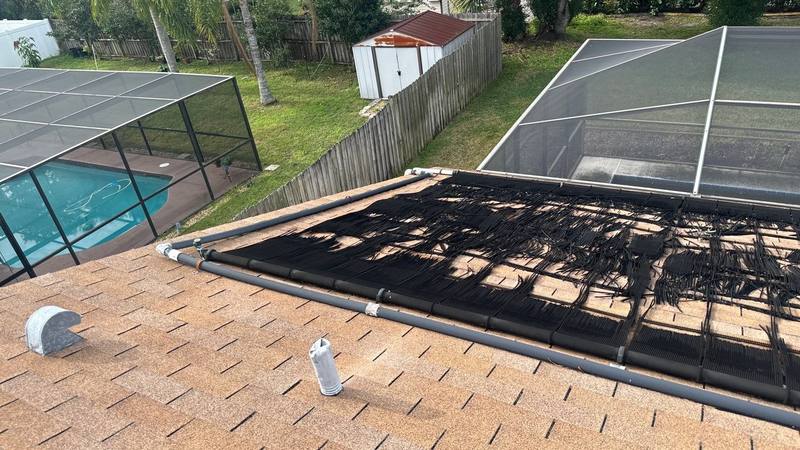 completed roofing project in Spring Hill FL