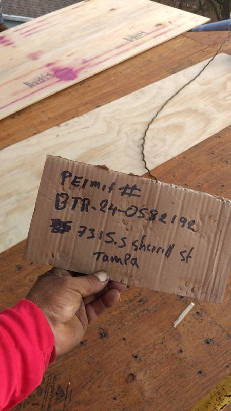 completed roofing project in Tampa FL