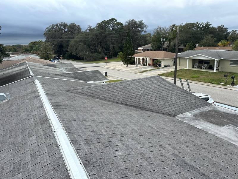 completed roofing project in New Port Richey FL