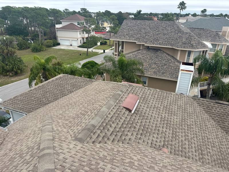 completed roofing project in Tarpon Springs FL
