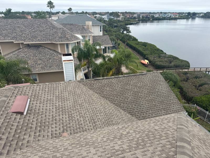 residential roof replacement by Hloska Roofing in Tarpon Springs