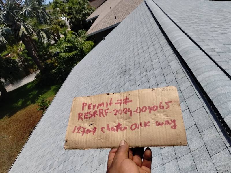 completed roofing project in Hudson FL