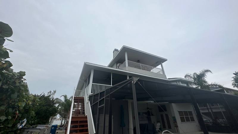 completed roofing project in Hernando Beach FL