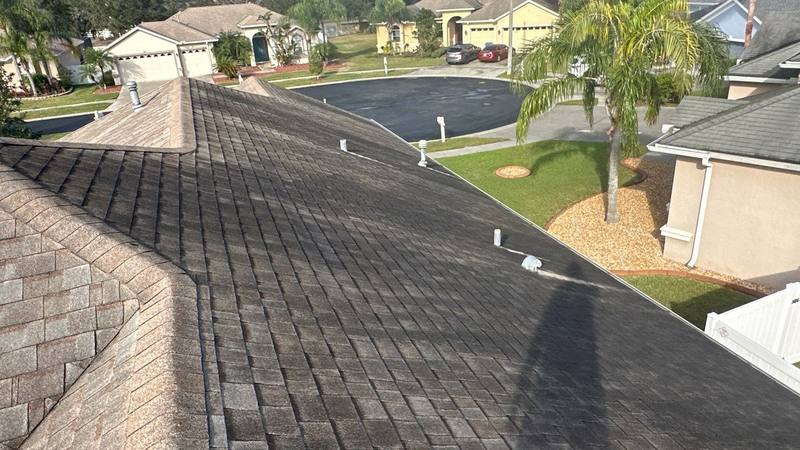 completed roofing project in Wesley Chapel FL