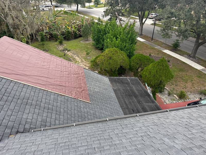 roofing project near Stonehurst Rd in Tampa