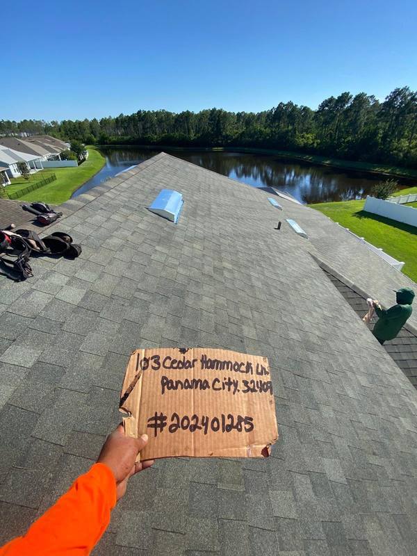 roofing project near Cedar Hammock Ln in Panama City Beach