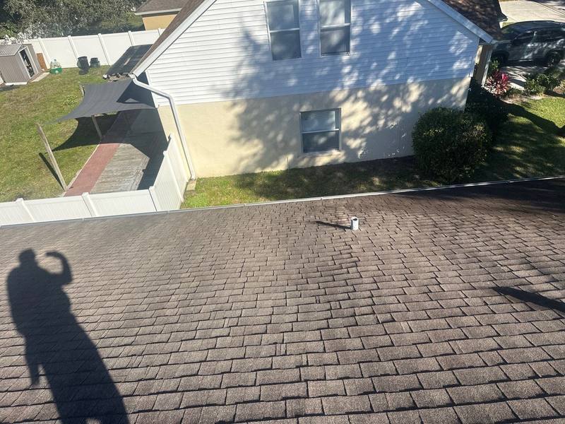 completed roofing project in Temple Terrace FL