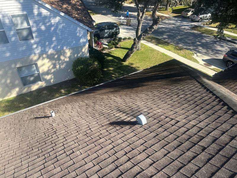 completed roofing project in Temple Terrace FL