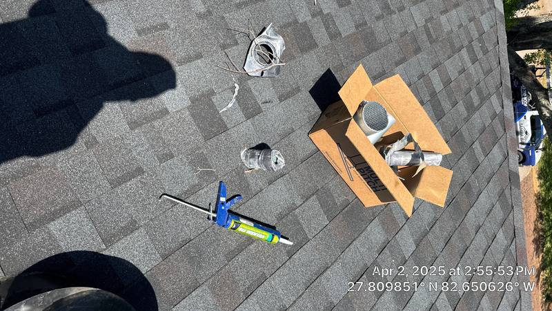 completed roofing project in St. Petersburg FL