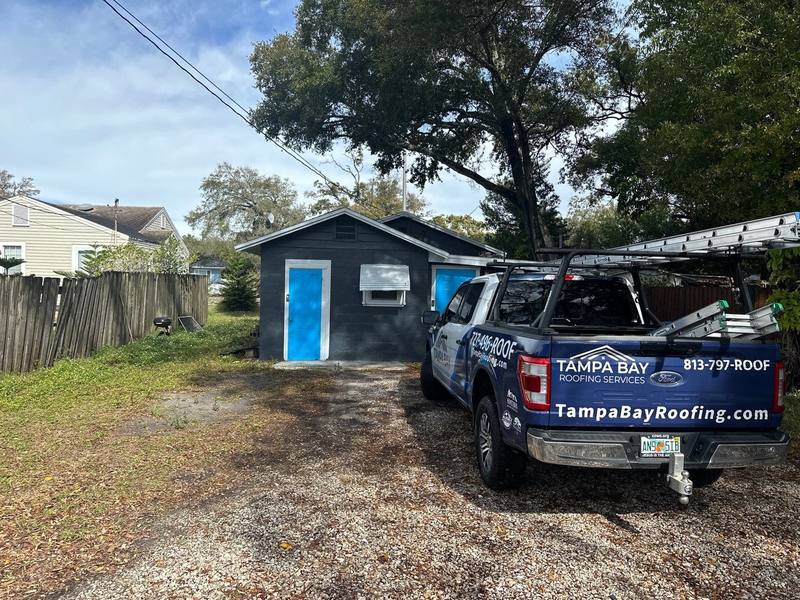 residential roof replacement by Hloska Roofing in St. Petersburg