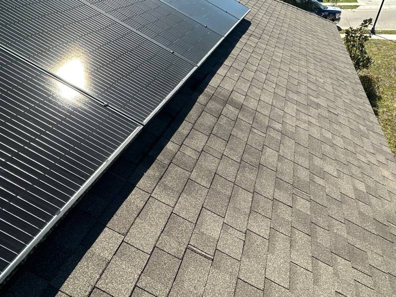completed roofing project in Hudson FL