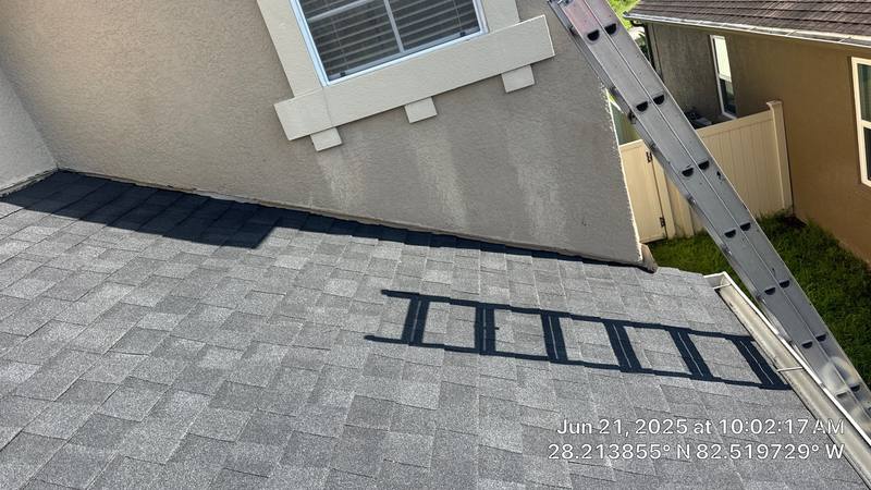 residential shingle roof replacement by Hloska Roofing in Land O Lakes