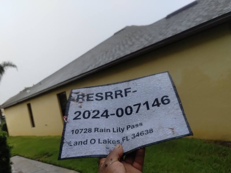 residential roof replacement by Hloska Roofing in Land O' Lakes