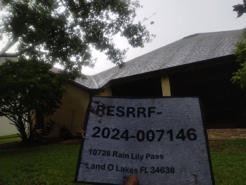 residential roof replacement by Hloska Roofing in Land O' Lakes
